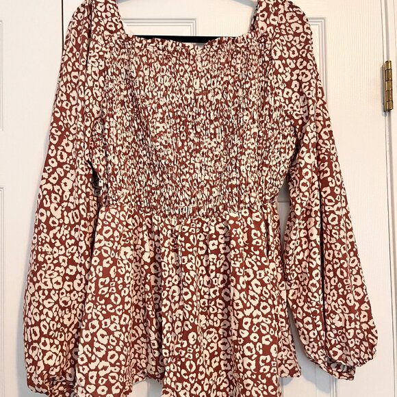 Chic Soul Long Sleeve Pink Top - Picture 2 of 3